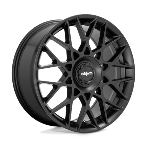 Rotiform R165 BLQ-C 19x8.5 Matte Black Wheel with 5x112/120 Bolt Pattern and 72.56mm Center Bore
