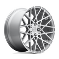 Rotiform R110 BLQ 18x8.5-inch Gloss Silver Machined Wheel with 5x114.3 Bolt Pattern and +38 Offset