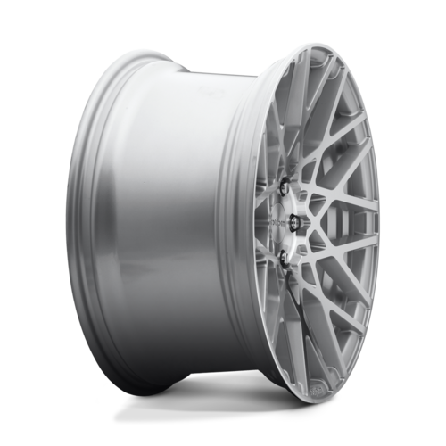 Rotiform R110 BLQ 18x8.5-inch Gloss Silver Machined Wheel with 5x114.3 Bolt Pattern and +38 Offset