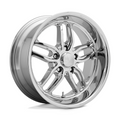 US Mag 1PC U127 CTEN Chrome 22x10.5 Wheel with 5x127 Bolt Pattern and 78.10 Center Bore