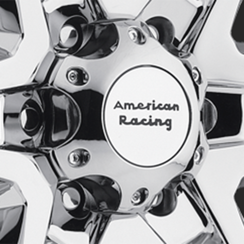 American Racing AR Cap Style B Chrome Wheel - 6x135 Bolt Pattern