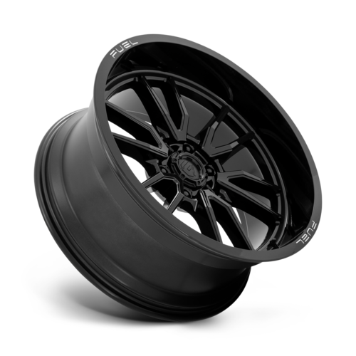 Fuel 1PC D760 Clash 22x10 Black Gloss Aluminum Wheel with -18mm Offset