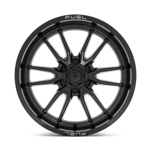Fuel 1PC D760 Clash 22x10 Black Gloss Aluminum Wheel with -18mm Offset
