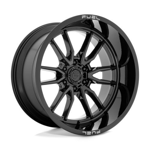 Fuel 1PC D760 CLASH 22x12 Gloss Black Wheel with -44mm Offset, 6x135 Bolt Pattern, 87.10 Center Bore