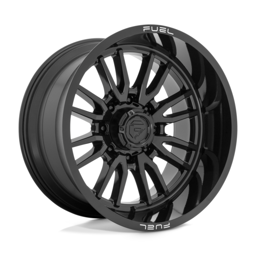 Fuel 1PC D760 Clash 22x12 Inch Gloss Black Wheel with -44mm Offset and 8x165.1 Bolt Pattern