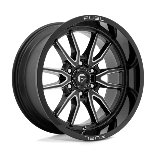 Fuel 1PC D761 CLASH 20x10 Gloss Black Milled Wheel with -18mm Offset