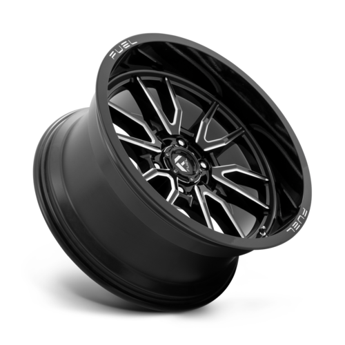 Fuel 1PC D761 Clash 17x9 Inch Gloss Black Milled Wheels with 6x120 Bolt Pattern and 67.06 Center Bore