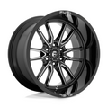 Fuel 1PC D761 CLASH 22x12 Gloss Black Milled Wheel with -44mm Offset and 6x139.7 Bolt Pattern