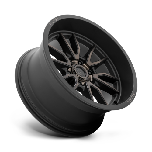 Fuel 1PC D762 Clash 17x9 Matte Black Double Dark Tint Wheels with -12mm Offset