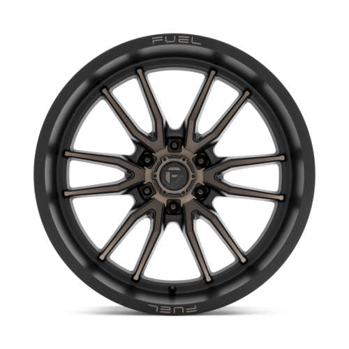 Fuel 1PC D762 CLASH 22x10 Inch Matte Black Double Dark Tint Wheel with -18mm Offset for 6x139.7 Bolt Pattern