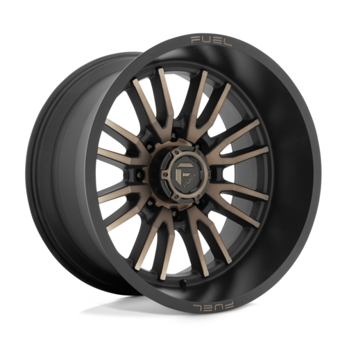 Fuel 1PC D762 Clash 22x12 Matte Black Double Dark Tint Wheel with 8x180 Bolt Pattern and -44mm Offset