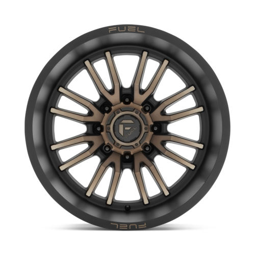 Fuel 1PC D762 Clash 22x12 Matte Black Double Dark Tint Wheel with 8x180 Bolt Pattern and -44mm Offset