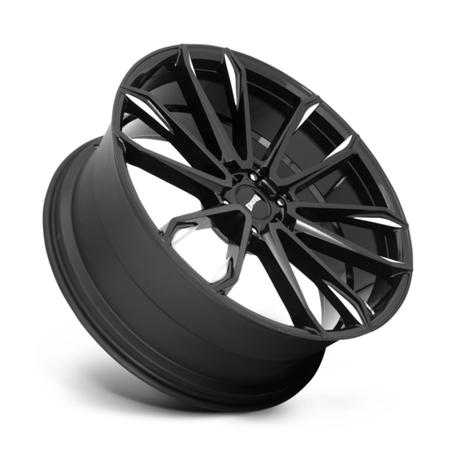 DUB 1PC S252 CLOUT 24x10 Inch Gloss Black Milled Wheel with 6x139.7 Bolt Pattern and +30 Offset