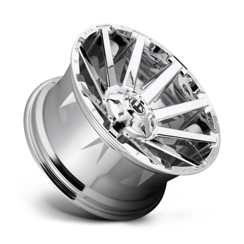 Fuel 1PC D614 CONTRA 20x10 Chrome Plated Wheel with -19 Offset and 6x135/6x139.7 Bolt Pattern