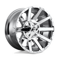Fuel 1PC D614 CONTRA 20x10 Chrome Wheel with 8x170 Bolt Pattern and -18 Offset