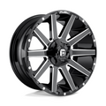 Fuel 1PC D615 CONTRA 20x9 Gloss Black Milled Wheel with 6x135/6x139.7 Bolt Pattern and 20mm Offset
