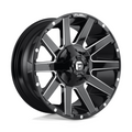 Fuel 1PC D615 CONTRA 20x9 Gloss Black Milled Wheel with 8x180 Bolt Pattern