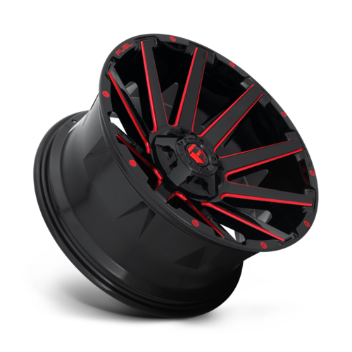 Fuel 1PC D643 Contra 22x12 Gloss Black with Red Tint Off-Road Wheel