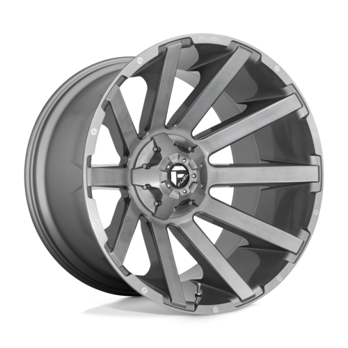 Fuel 1PC D714 Contra Platinum 20x9 Inch Brushed Gunmetal Wheel with 6x135/6x139.7 Bolt Pattern and 2.0 Offset