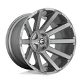 Fuel 1PC D714 Contra Platinum 20x9 Inch Brushed Gunmetal Wheel with 6x135/6x139.7 Bolt Pattern and 2.0 Offset