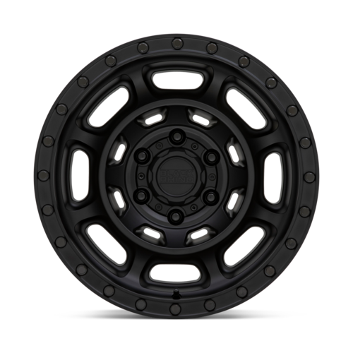 Black Rhino Hard Alloys BR Convoy 17x8.5 Matte Black Alloy Wheel with -10mm Offset and 6x139.7 Bolt Pattern