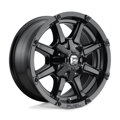 Fuel 1PC D575 Coupler 18x9 Gloss Black Wheel with -12 Offset and 5x114.3/5x127 Bolt Pattern