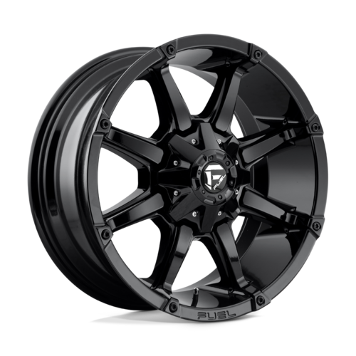 Fuel 1PC D575 Coupler 20x9 Gloss Black Wheel with 6x135/6x139.7 Bolt Pattern and 106.10mm Center Bore