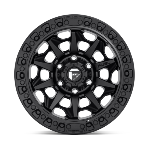 Fuel 1PC D694 COVERT 17x9 Matte Black Wheel with 6x135 Bolt Pattern and +1 Offset