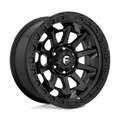 Fuel 1PC D694 COVERT 17x9 Matte Black Wheel with 5x127 Bolt Pattern and +1 Offset