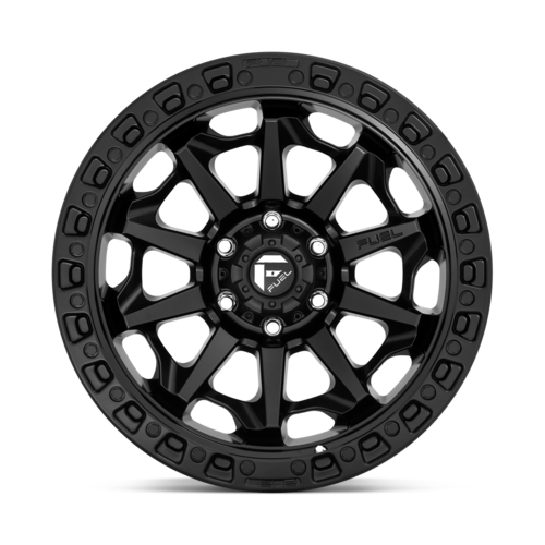 Fuel 1PC D694 Covert 18x9 Matte Black Wheel with 8x180 Bolt Pattern and 124.20 Center Bore