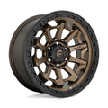 Fuel 1PC D696 COVERT 20x10 Matte Bronze Black Bead Ring Wheel with -18 Offset