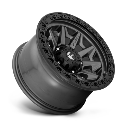 Fuel 1PC D716 Covert 17x9 Matte Gunmetal Black Bead Ring Wheel for 6x135 Bolt Pattern