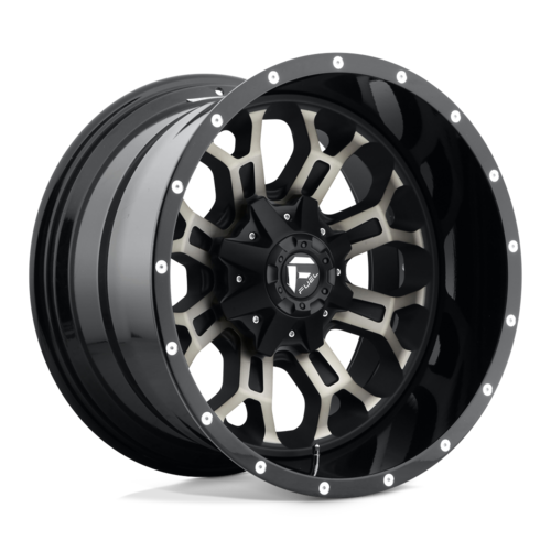 Fuel 1PC D561 CRUSH 20x9 Wheel with Gloss Machined Double Dark Tint Finish