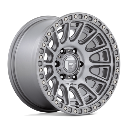 Fuel 1PC D833 CYCLE 17x8.5 Inch Silver Platinum Wheel with 6x139.7 Bolt Pattern and +25 Offset