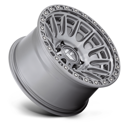 Fuel 1PC D833 CYCLE 17x9 Silver Platinum Wheel with 5x127 Bolt Pattern and -12 Offset