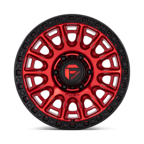 Fuel 1PC D834 CYCLE 17x9 Inch Candy Red with Black Ring Wheel for 5x127 Bolt Pattern