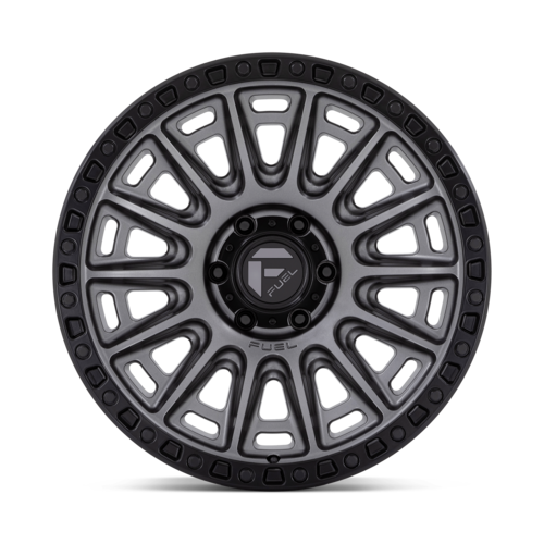 Fuel 1PC D835 Cycle 20x9 Matte Gunmetal Wheel with Black Ring - 6x135 Bolt Pattern, +1 Offset