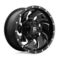 Fuel 1PC D574 Cleaver 20x9 Inch Gloss Black Milled Wheel with 8x170 Bolt Pattern and 20mm Offset