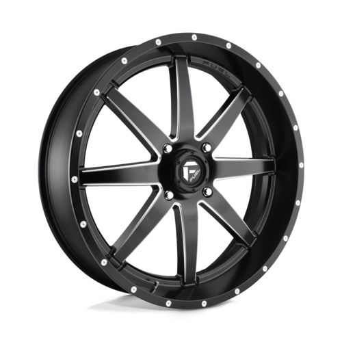 Fuel UTV D538 MAVERICK UTV 24x7 Matte Black Milled Wheel with 4x156 Bolt Pattern and +13 Offset