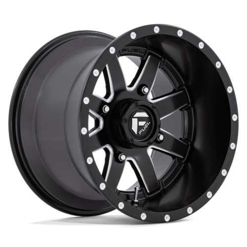 Fuel UTV D538 Maverick 15x10 Matte Black Milled Wheel with 4x137 Bolt Pattern and 110.10 Center Bore