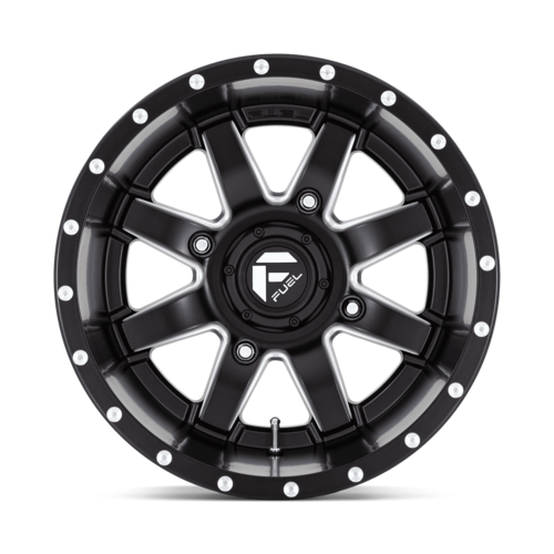 Fuel UTV D538 Maverick 15x10 Matte Black Milled Wheel with 4x137 Bolt Pattern and 110.10 Center Bore