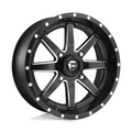 Fuel UTV MAVERICK D538 18x7 Matte Black Milled Wheel with 4x137 Bolt Pattern and +13 Offset