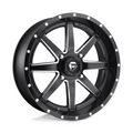Fuel UTV D538 Maverick UTV 20x7 Matte Black Milled Wheel with 4x156 Bolt Pattern and +13 Offset