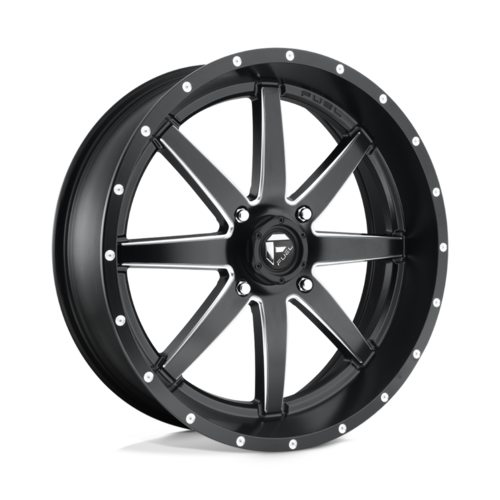 Fuel UTV D538 Maverick 16x7 Matte Black Milled Wheel with 4x156 Bolt Pattern and +13 Offset