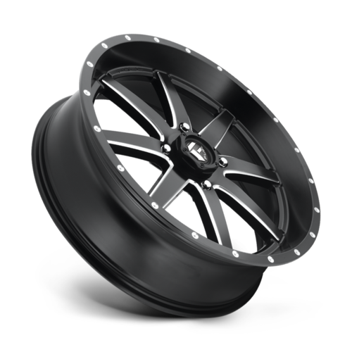 Fuel UTV D538 Maverick UTV 20x7 Matte Black Milled Wheel with 4x156 Bolt Pattern and +13 Offset