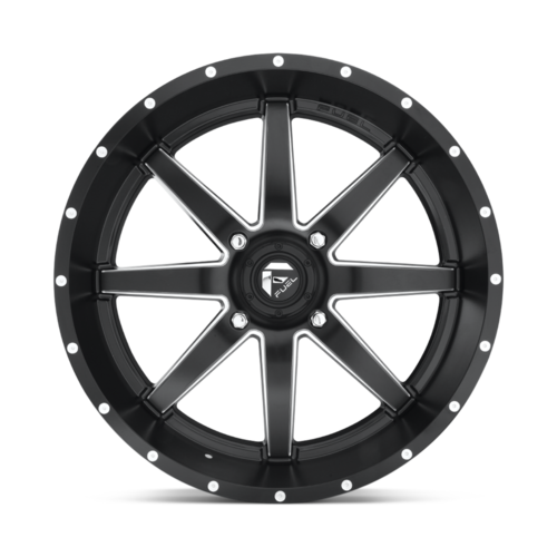 Fuel UTV D538 Maverick 16x7 Matte Black Milled Wheel with 4x137 Bolt Pattern and +13 Offset