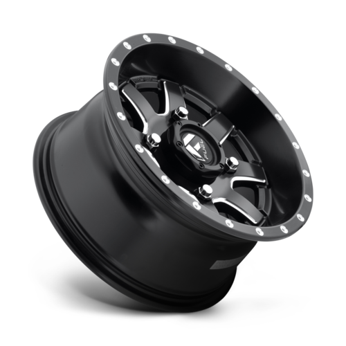 Fuel UTV D538 Maverick 14x7 Matte Black Milled Wheel with 4x156 Bolt Pattern and +13 Offset
