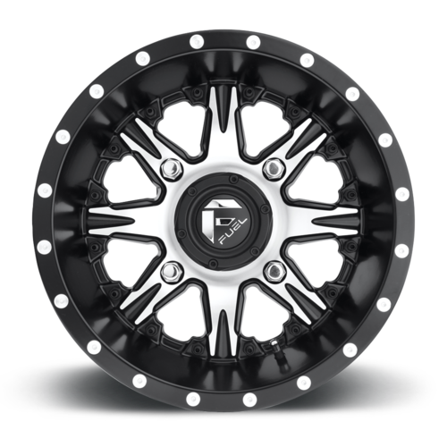 Fuel UTV Nutz 14x7 Matte Black Machined Wheel with 4x110 Bolt Pattern and +13 Offset