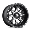 Fuel UTV Nutz 14x7 Matte Black Machined Wheel with 4x110 Bolt Pattern and +13 Offset