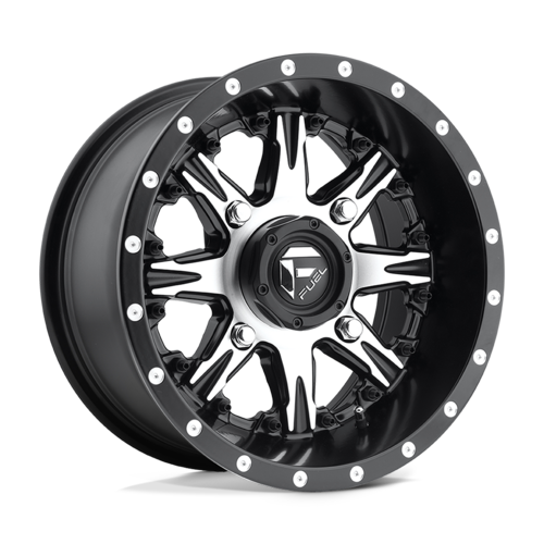 Fuel UTV Nutz 14x7 Matte Black Machined Wheel with 4x110 Bolt Pattern and +13 Offset